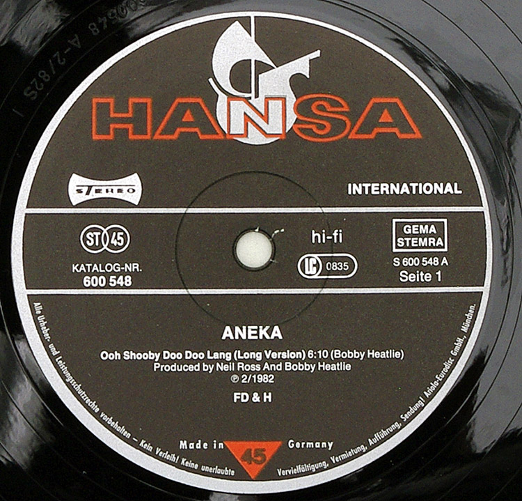  Aneka Ooh Shooby Doo Doo Lang (Long Version) в продаже